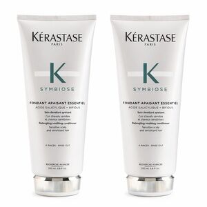 2 x Kerastase Symbiose Fondant Apaisant Essentiel Soothing Conditioner 6.8 Fl OZ